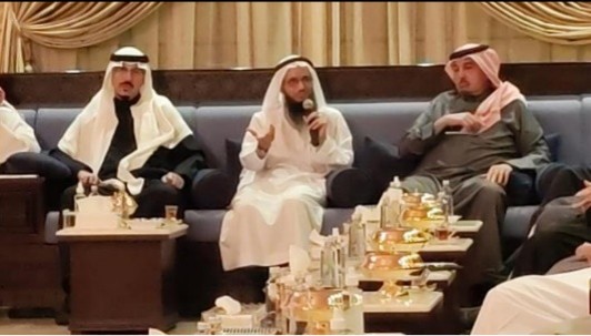 لقاء تعريفي في مجلس أبناء أحمد راشد الدوسري